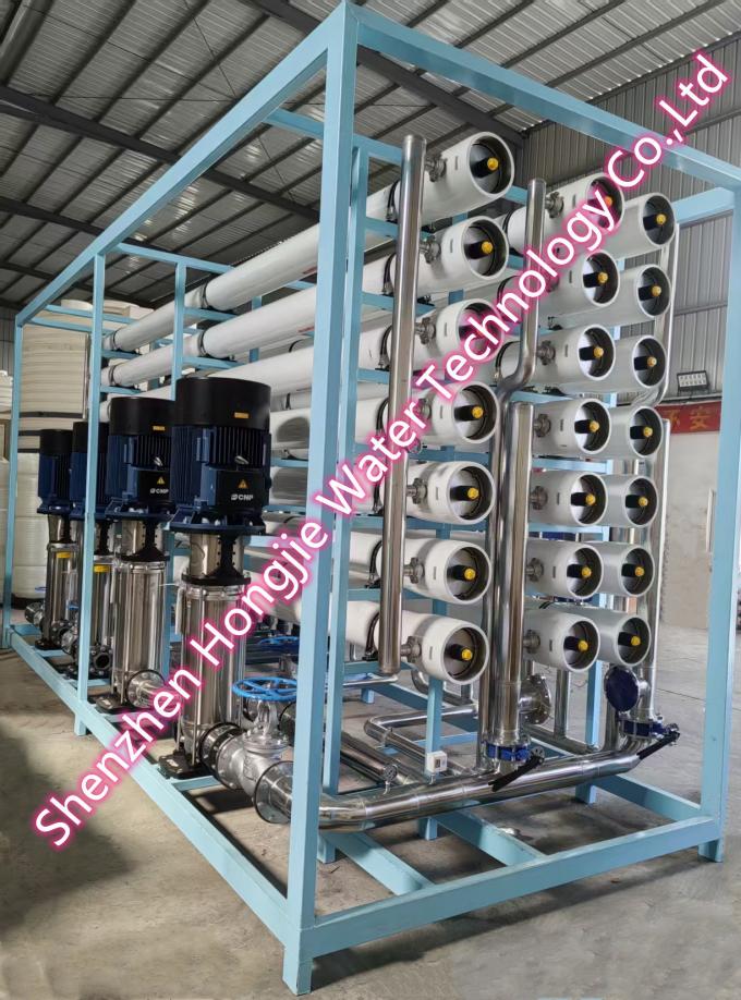 30m³/H Double-Stage Industrial Reverse Osmosis System installation view