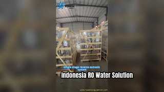 Custom 3T/5T/6T RO Water Systems Heading to Indonesia