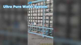 30m³/H Double-Stage Industrial Reverse Osmosis System With EDI For Electrical Industry